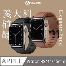 VOYAGE 義大利精品植鞣牛皮錶帶-45/44/42mm