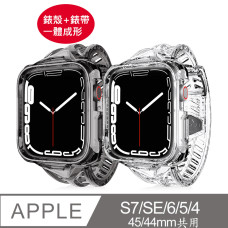 ITSKINS Apple Watch 7/SE/6/5/4 (44/45mm共用)SPECTRUM CLEAR COMBO 防摔保護殼錶帶組合